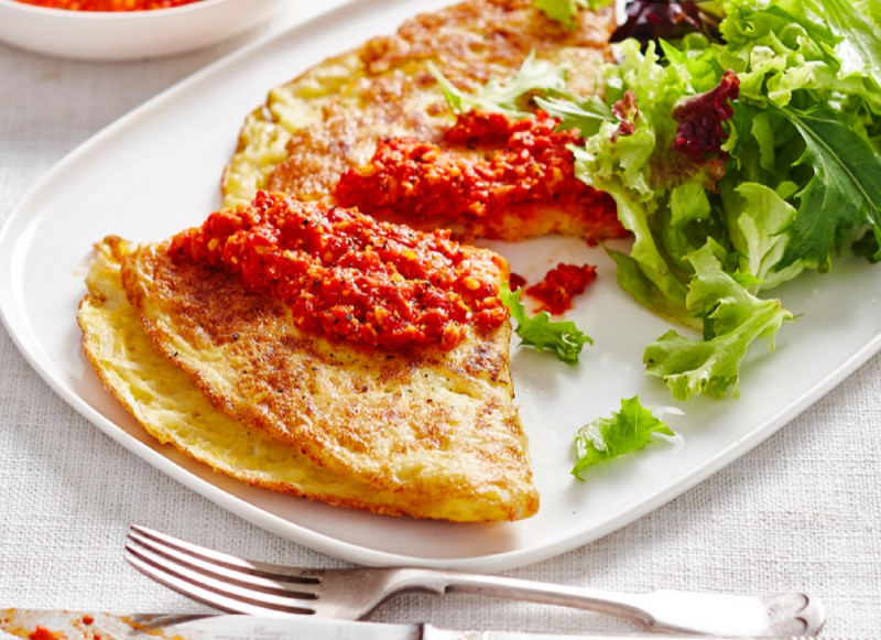 Potato-Omelette-with-Romesco-Sauce-recipes-delivered-melbourne-sydney-adelaide Potato-Omelette-with-Romesco-Sauce-recipes-delivered-melbourne-sydney-adelaide